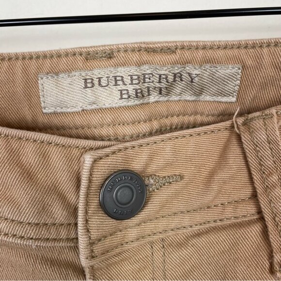 Burberry Brit Slim Tan Jeans Size 27 - Picture 3 of 12